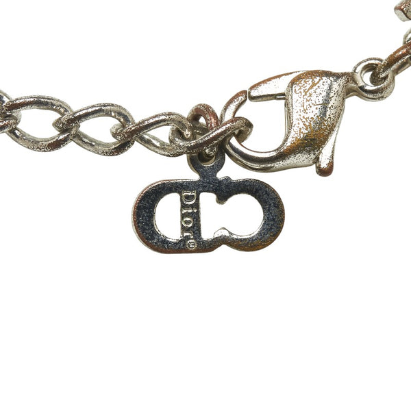 ディオール ハート パドロック ネックレス シルバー メタル レディース Dior 【中古】