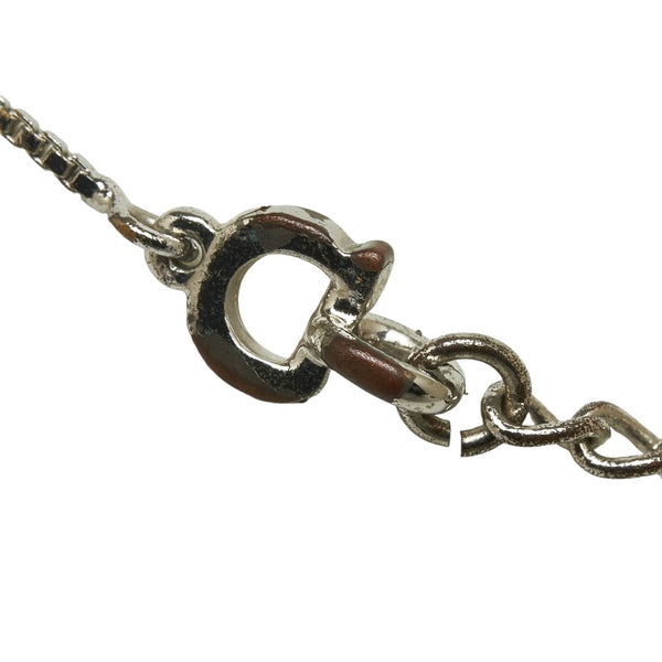 ディオール ハート パドロック ネックレス シルバー メタル レディース Dior 【中古】
