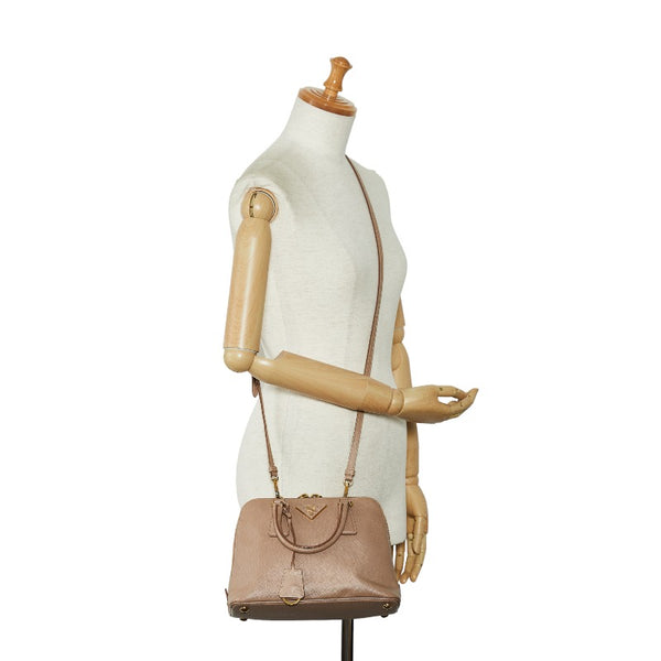 プラダ サフィアーノ ハンドバッグ ショルダーバッグ 2WAY BL0838 ライトピンク レザー レディース PRADA 【中古】