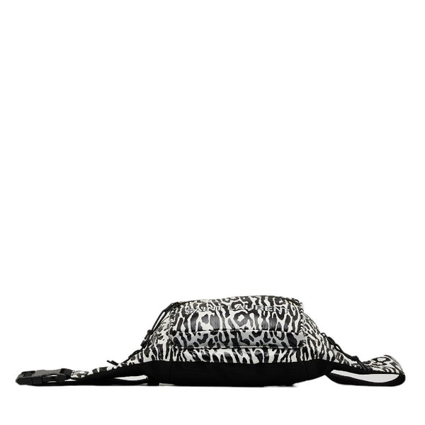 サンローラン ゼブラ ヌックス ボディバッグ ウエストバッグ 581375 ホワイト ブラック ナイロン メンズ SAINT LAURENT 【中古】