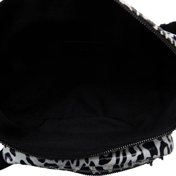 サンローラン ゼブラ ヌックス ボディバッグ ウエストバッグ 581375 ホワイト ブラック ナイロン メンズ SAINT LAURENT 【中古】