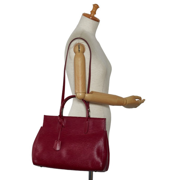 ルイ ヴィトン エピ マルリーＭＭ ハンドバッグ ショルダーバッグ 2WAY M94615 フューシャ パープル レザー レディース LOUIS VUITTON 【中古】