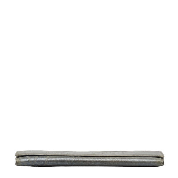 カルティエ ハッピーバースデー 長財布 ブルー レザー レディース CARTIER 【中古】