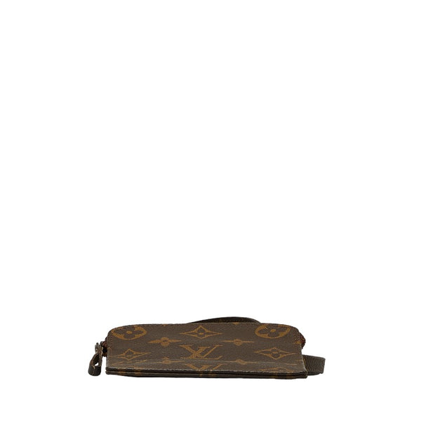 ルイ ヴィトン モノグラム ポシェット セクレ ショルダーバッグ ポーチ M45484 ブラウン PVC レザー レディース LOUIS VUITTON 【中古】