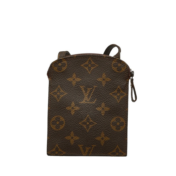 ルイ ヴィトン モノグラム ポシェット セクレ ショルダーバッグ ポーチ M45484 ブラウン PVC レザー レディース LOUIS VUITTON 【中古】