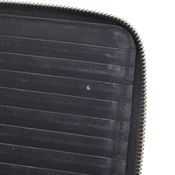 グッチ グッチシマ GG ラウンドファスナー 長財布 295833 ブラック レザー ラバー コーティング レディース GUCCI 【中古】