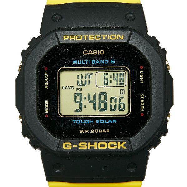 カシオ G-SHOCK Gショック アイサーチ ジャパン コラボレーションモデル 腕時計 GMD-W5600K ソーラー電波時計 デジタル文字盤 バイオマスプラスチック レディース CASIO 【中古】