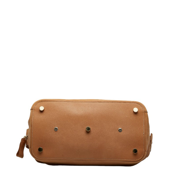 バリー ハンドバッグ ショルダーバッグ 2WAY ベージュ レザー レディース BALLY 【中古】