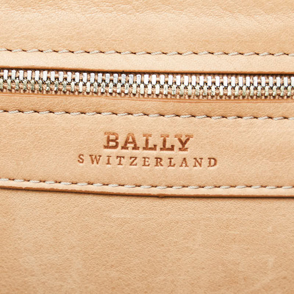 バリー ハンドバッグ ショルダーバッグ 2WAY ベージュ レザー レディース BALLY 【中古】