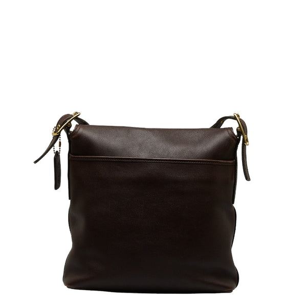 コーチ 斜め掛け ショルダーバッグ 9829 ブラウン レザー レディース COACH 【中古】