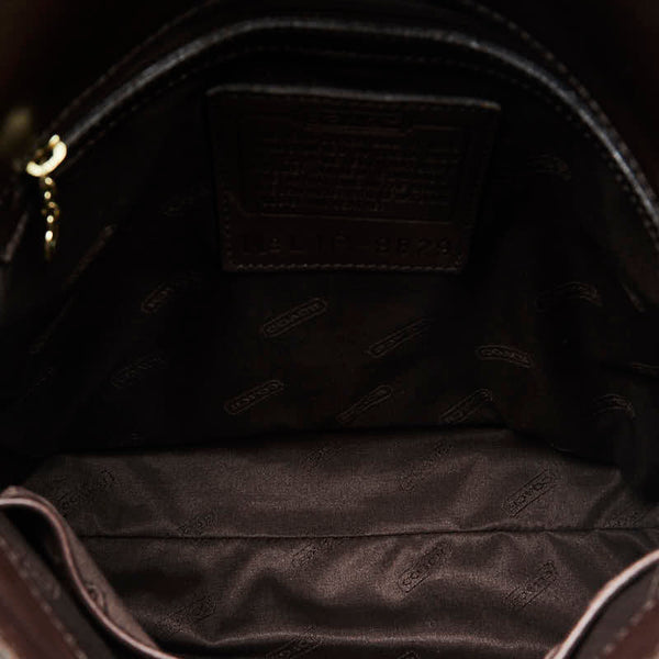 コーチ 斜め掛け ショルダーバッグ 9829 ブラウン レザー レディース COACH 【中古】