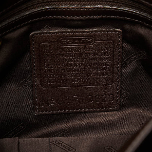 コーチ 斜め掛け ショルダーバッグ 9829 ブラウン レザー レディース COACH 【中古】