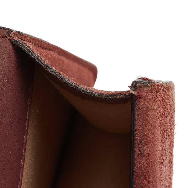 グッチ GGブルームス デュオニュソス チェーン ショルダーバッグ 476432 レッド PVC レザー レディース GUCCI 【中古】