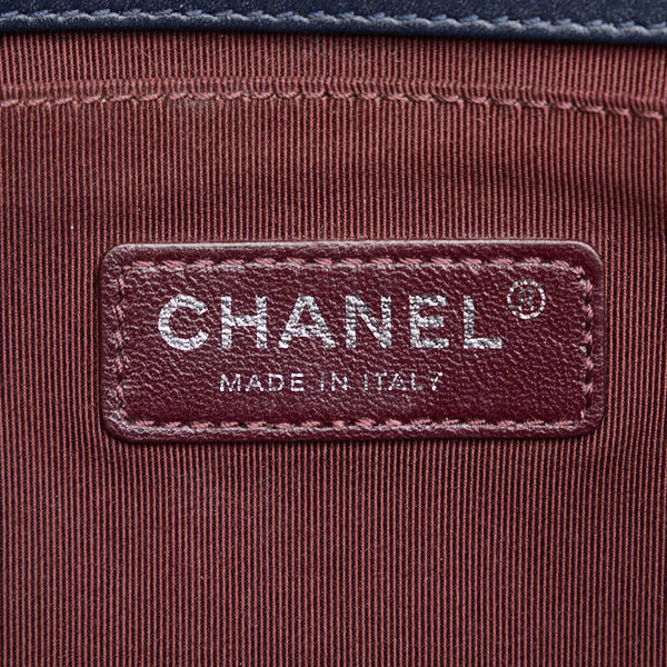 シャネル ココマーク ボーイシャネル チェーン ショルダーバッグ ブラック マルチカラー レザー レディース CHANEL 【中古】