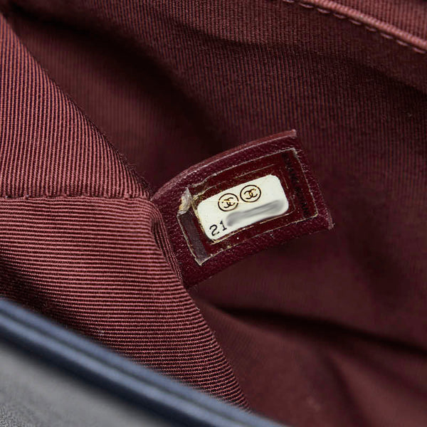 シャネル ココマーク ボーイシャネル チェーン ショルダーバッグ ブラック マルチカラー レザー レディース CHANEL 【中古】