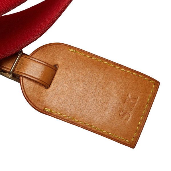 ルイ ヴィトン アンティグア カバMM トートバッグ ショルダーバッグ M40035 ベージュ レッド キャンバス レザー レディース LOUIS VUITTON 【中古】
