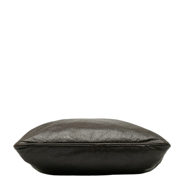 グッチ グッチシマ 斜め掛け ショルダーバッグ 201446 ブラウン レザー メンズ GUCCI 【中古】