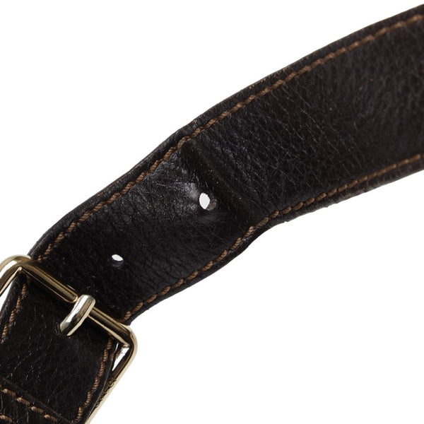 グッチ グッチシマ 斜め掛け ショルダーバッグ 201446 ブラウン レザー メンズ GUCCI 【中古】