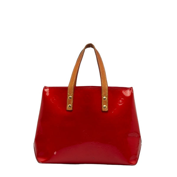 ルイ ヴィトン モノグラム ヴェルニ リードPM ハンドバッグ M91088 ルージュ レッド PVC レザー レディース LOUIS VUITTON 【中古】