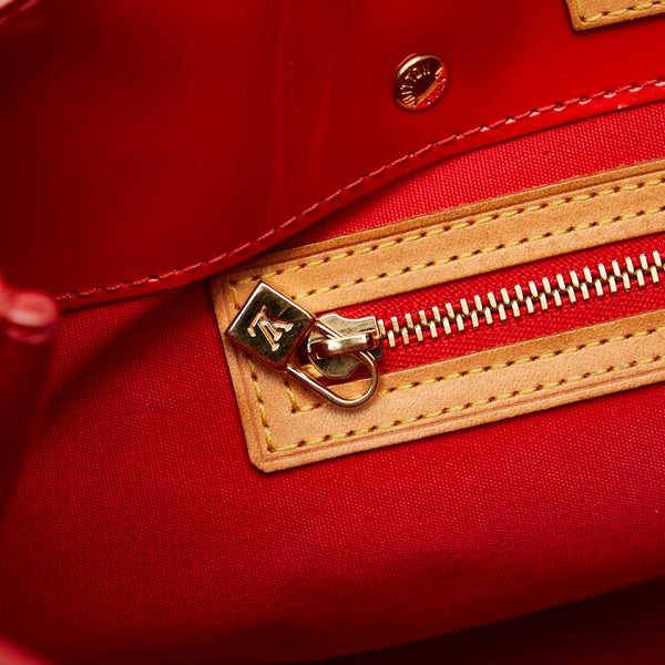 ルイ ヴィトン モノグラム ヴェルニ リードPM ハンドバッグ M91088 ルージュ レッド PVC レザー レディース LOUIS VUITTON 【中古】