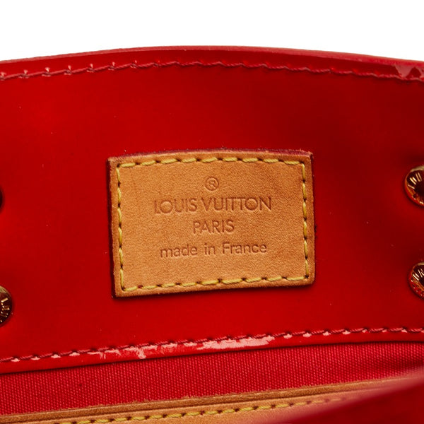 ルイ ヴィトン モノグラム ヴェルニ リードPM ハンドバッグ M91088 ルージュ レッド PVC レザー レディース LOUIS VUITTON 【中古】