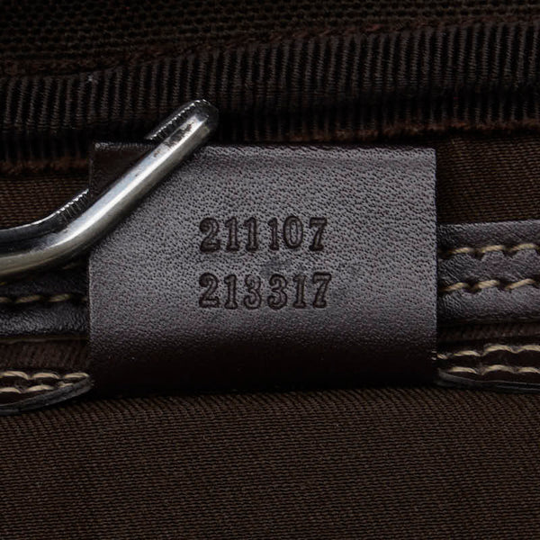 グッチ GGスプリーム 斜め掛け ショルダーバッグ 211017 ベージュ PVC レザー レディース GUCCI 【中古】