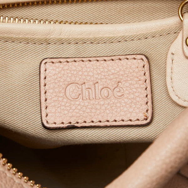 クロエ パラティ ハンドバッグ ピンク レザー レディース Chloe 【中古】