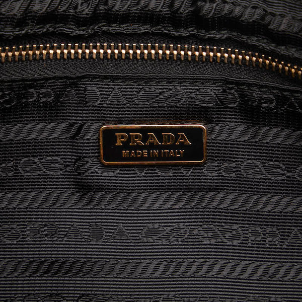 プラダ サフィアーノ 斜め掛け ショルダーバッグ BT0077 レッド レザー レディース PRADA 【中古】