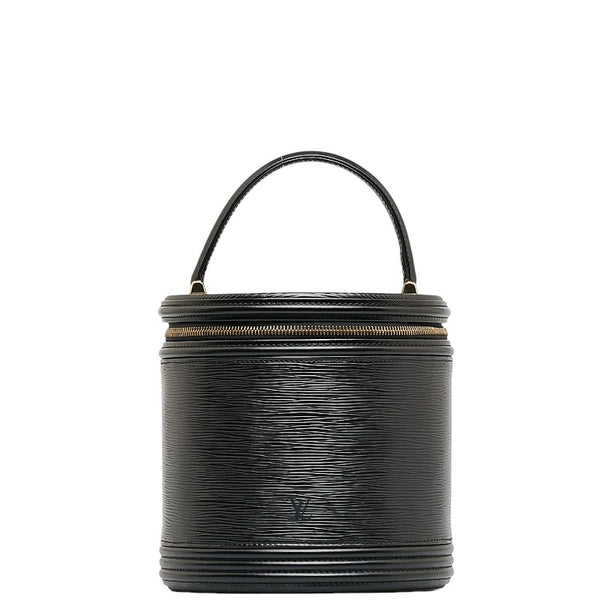 ルイ ヴィトン エピ カンヌ ハンドバッグ バニティバッグ M48032 ノワール ブラック レザー レディース LOUIS VUITTON 【中古】