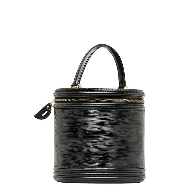 ルイ ヴィトン エピ カンヌ ハンドバッグ バニティバッグ M48032 ノワール ブラック レザー レディース LOUIS VUITTON 【中古】