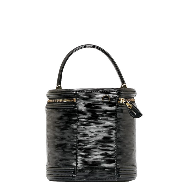ルイ ヴィトン エピ カンヌ ハンドバッグ バニティバッグ M48032 ノワール ブラック レザー レディース LOUIS VUITTON 【中古】