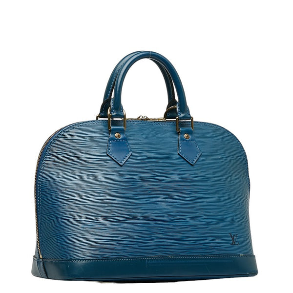 ルイ ヴィトン エピ アルマ ハンドバッグ M52145 トレドブルー レザー レディース LOUIS VUITTON 【中古】
