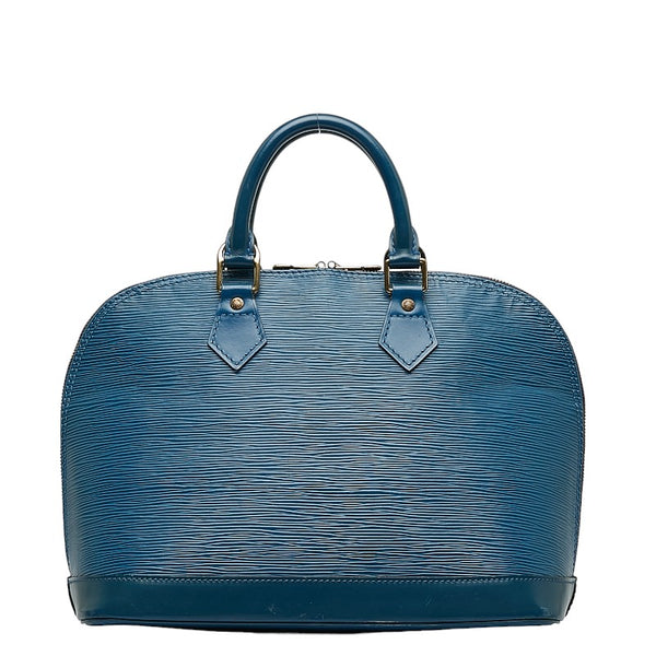 ルイ ヴィトン エピ アルマ ハンドバッグ M52145 トレドブルー レザー レディース LOUIS VUITTON 【中古】