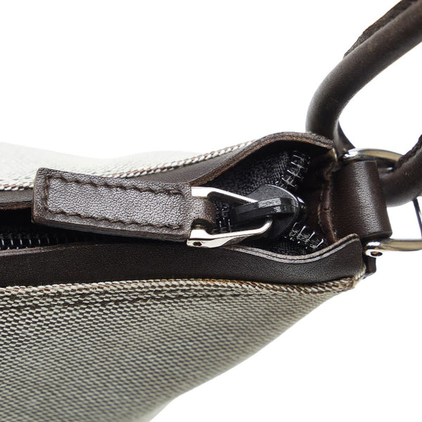 グッチ ワンショルダーバッグ 77112 ベージュ ブラウン キャンバス レザー レディース GUCCI 【中古】