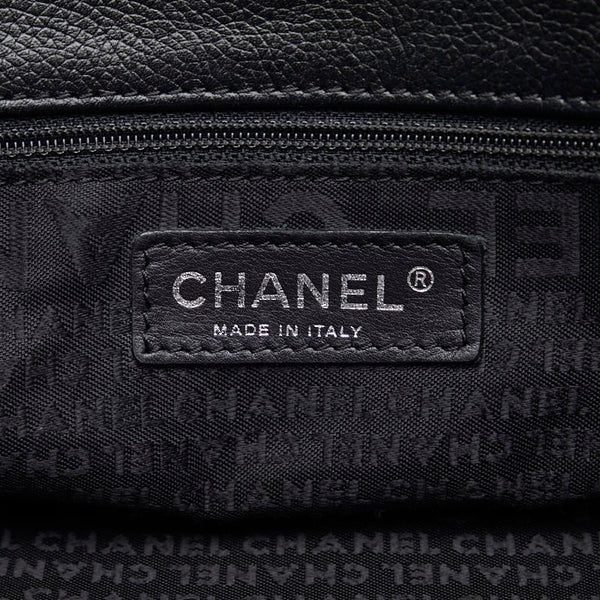 シャネル エグゼクティブトート トートバッグ ブラック キャビアスキン レディース CHANEL 【中古】