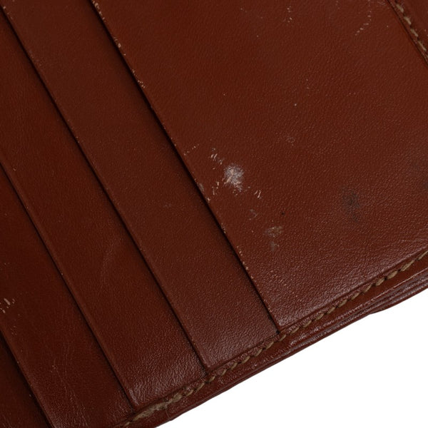 フェンディ ペカン 二つ折り財布 ブラウン PVC レザー レディース FENDI 【中古】