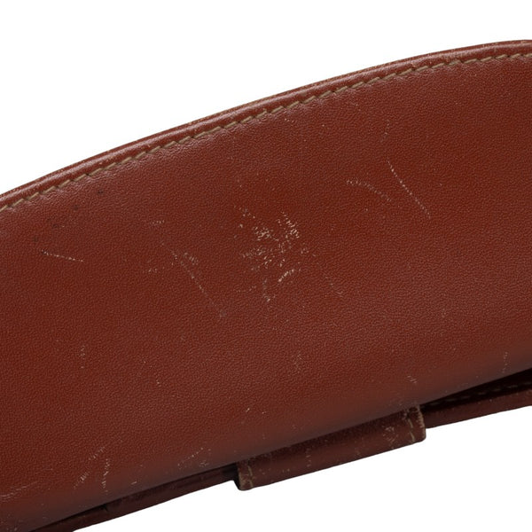 フェンディ ペカン 二つ折り財布 ブラウン PVC レザー レディース FENDI 【中古】