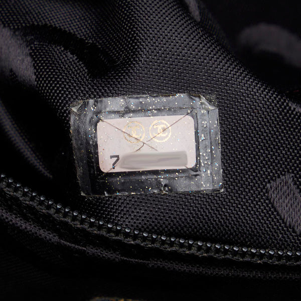 シャネル デカココマーク ハンドバッグ トートバッグ ブラック キャビアスキン レディース CHANEL 【中古】