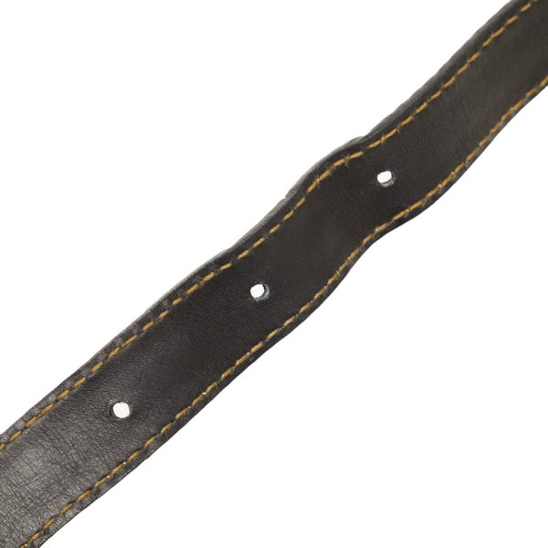 フェンディ ペカン 斜め掛け ショルダーバッグ ブラック グレー PVC レザー レディース FENDI 【中古】