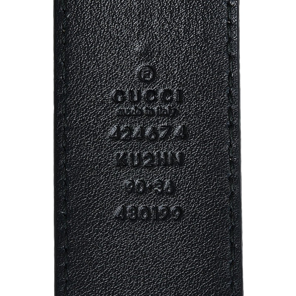 グッチ GGブルームス フラワー ベルト 546375 ベージュ グリーン PVC レザー レディース GUCCI 【中古】