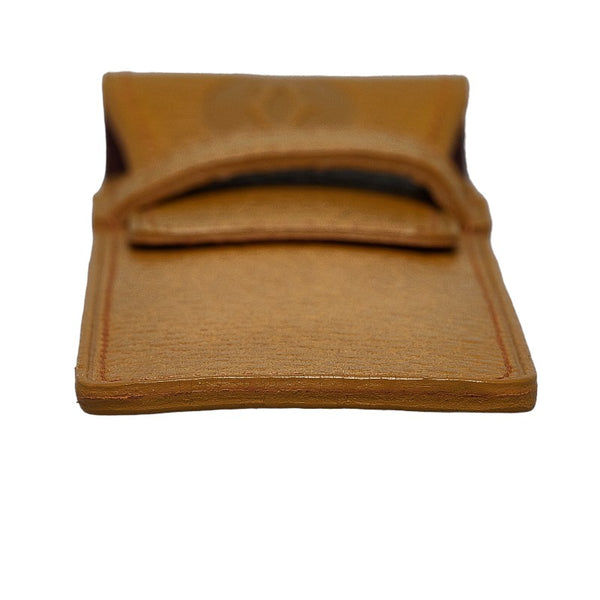 カルティエ ペンケース マスタード イエロー レザー レディース CARTIER 【中古】