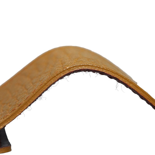 カルティエ ペンケース マスタード イエロー レザー レディース CARTIER 【中古】