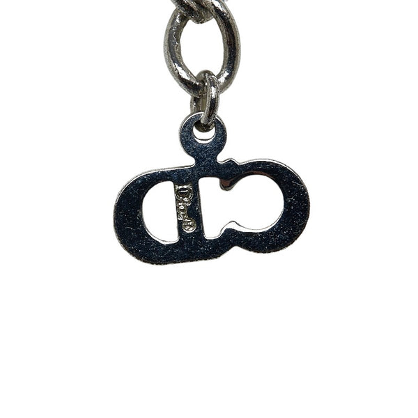 ディオール ハート ロゴ ネックレス シルバー メタル レディース Dior 【中古】