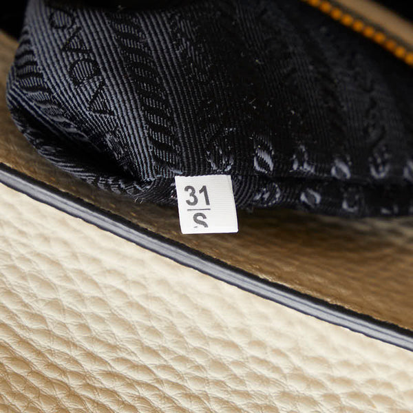 プラダ ハンドバッグ ショルダーバッグ 2WAY BN2673 ホワイト レザー レディース PRADA 【中古】
