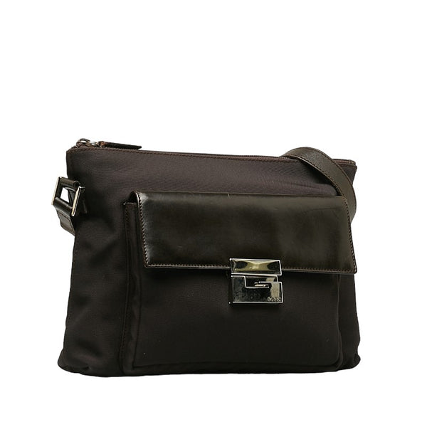 グッチ ワンショルダーバッグ 002 2865 0504 ブラウン キャンバス レディース GUCCI 【中古】