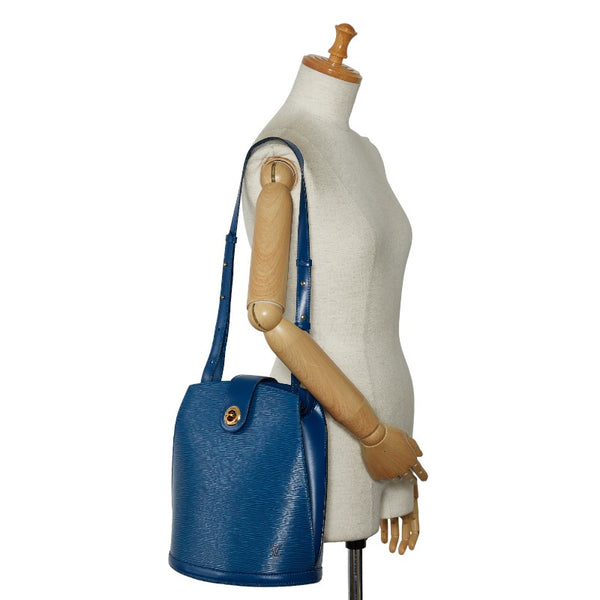 ルイ ヴィトン エピ クリュニー ショルダーバッグ M52255 トレドブルー レザー レディース LOUIS VUITTON 【中古】
