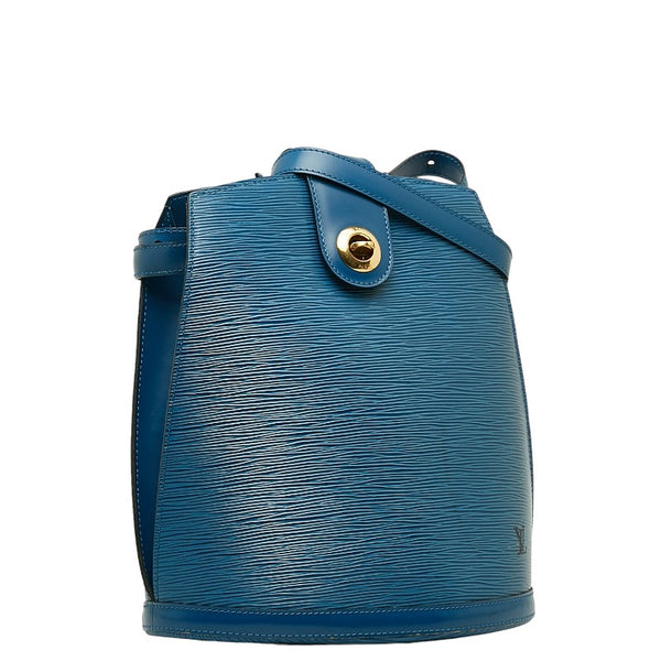 ルイ ヴィトン エピ クリュニー ショルダーバッグ M52255 トレドブルー レザー レディース LOUIS VUITTON 【中古】