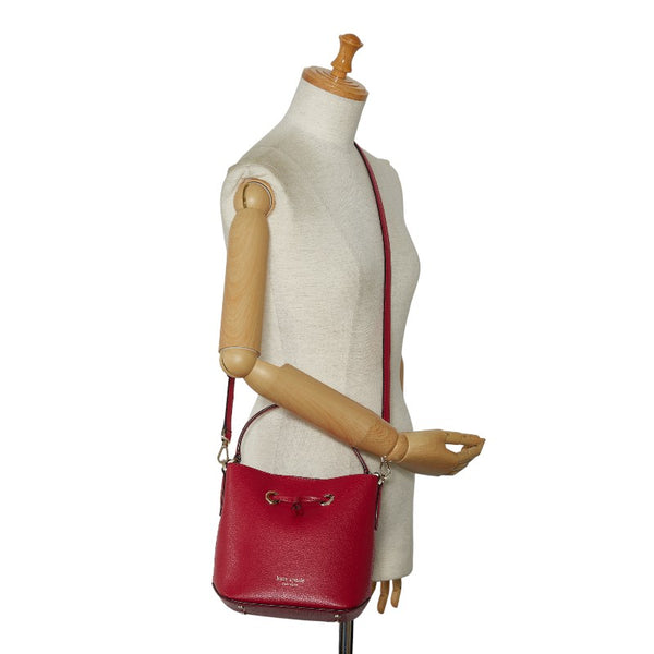 ケイトスペード ハンドバッグ ショルダーバッグ 2WAY レッド レザー レディース Kate Spade 【中古】