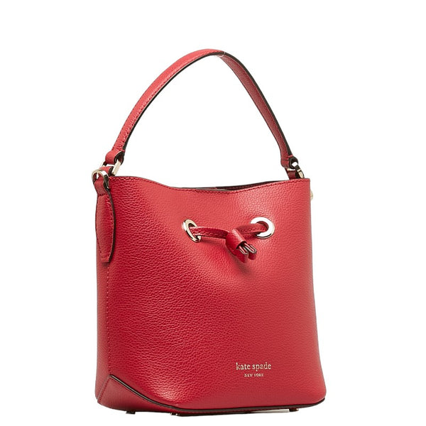 ケイトスペード ハンドバッグ ショルダーバッグ 2WAY レッド レザー レディース Kate Spade 【中古】