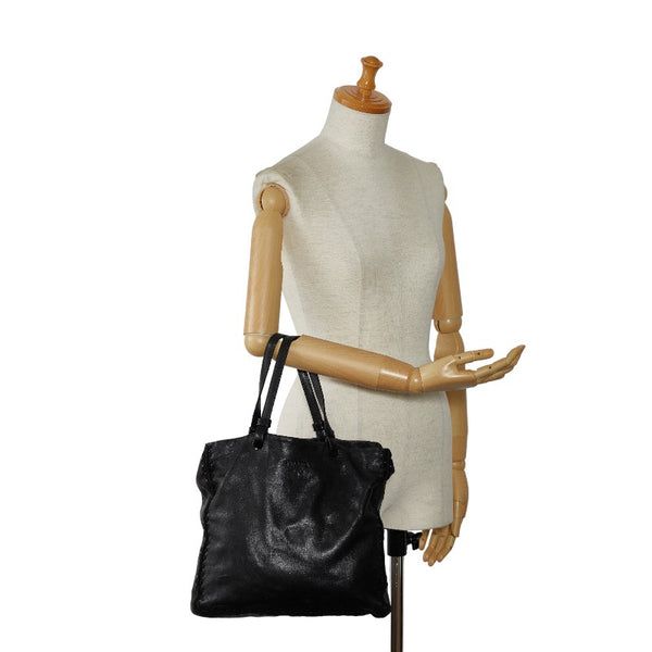 プラダ ハンドバッグ トートバッグ B5248 ブラック レザー レディース PRADA 【中古】